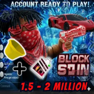 BLOCKSPIN ACCOUNT 1 - 1.5 MILLION