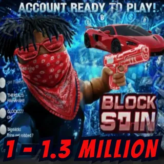 BLOCKSPIN ACCOUNT 1 - 1.3 MILLION