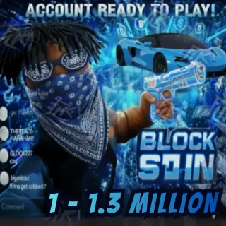 BLOCKSPIN ACCOUNT 1 - 1.3 MILLION