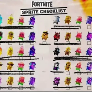 fortnite gold sprites