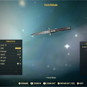 NW Invalid Switchblade