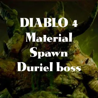 DIABLO 4 MATERIAL SPAWNS