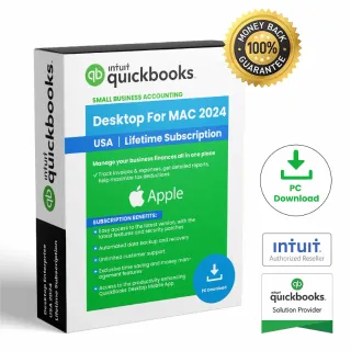 Quickbooks Desktop Mac Plus 2024 - One time Payment