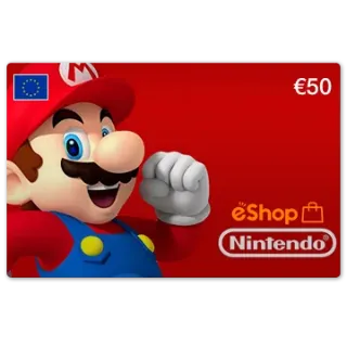 $ 50.00 USD Nintendo eShop - Europe