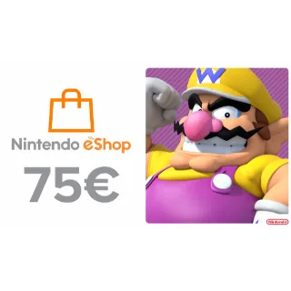 € 75.00 EUR Nintendo eShop - Europe