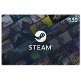 $50.00 USD Steam - Global