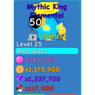 Shiny Mythic King Elemental - OG BGS