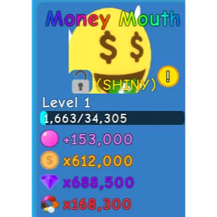 Shiny Money Mouth - Og BGS 