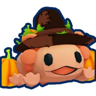 Fall Event!! 2x Harvest Axolotl Plushie - BGSI