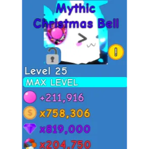 Mythic Christmas Bell - OG BGS
