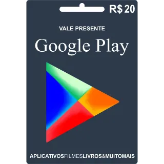 Google Play 20 BRL Gift Code - Brazil