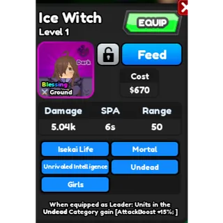 1x Ice Witch Pure - ASTD