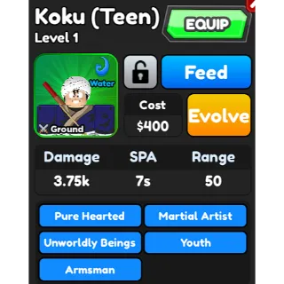 Goku Teen (tournament) - ASTD