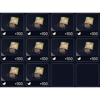 1000x assorted seeds