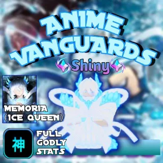 Shiny Rukia + Ice Queen's Rest (Memoria) + Full Godly Stats - Anime Vanguards