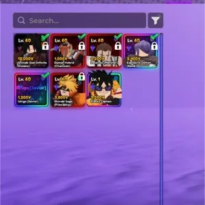 7 MONARCH ANIME VANGUARDS (CLEAN ACCOUNT)