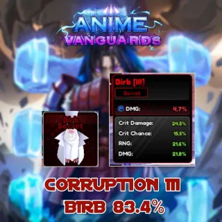 Good Birb 83.4% C3 (Familiar) - Anime Vanguards