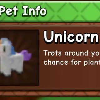 Unicorn Grow A Garden 2