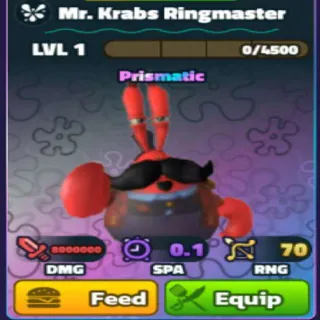 Mr Krabs Ringmaster