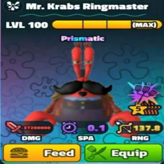 Mr Krabs Ringmaster 5s Max