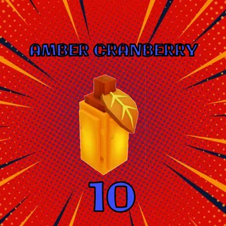 AMBER CRANBERRY