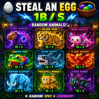 RANDOM ANIMALS 1B/S - STEAL AN EGG