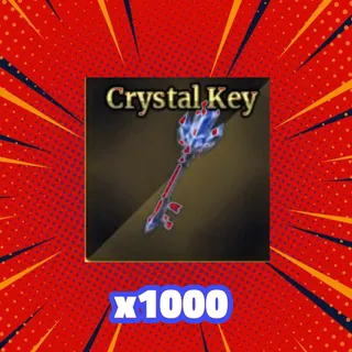 1000x CRYSTAL KEY