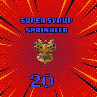 SUPER SYRUP SPRINKLER