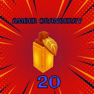 AMBER CRANBERRY