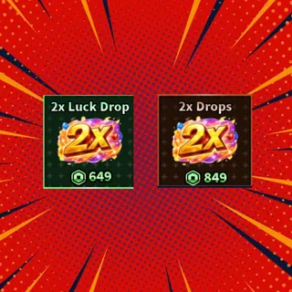 2x LUCK DROP 2x DROPS