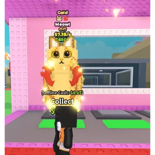 GOLD MEOWL (WITH TRAIT MEOWL AND CRAB)