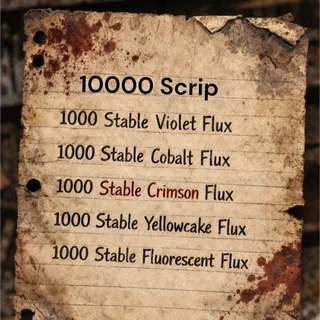 5000 Flux  10000 Scrip