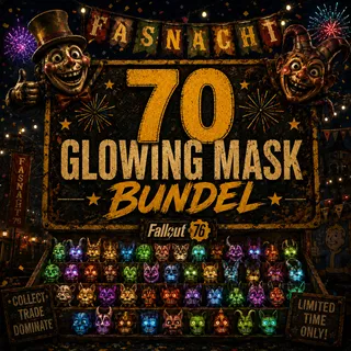 70 GLOWING MASK BUNDLE