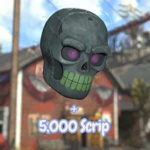 Glowing Bone Head Mask