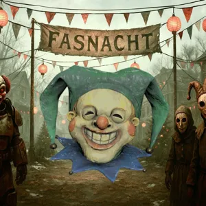 Glowing Buffoon Mask