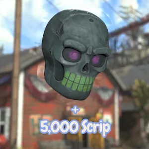 Glowing Bone Head Mask