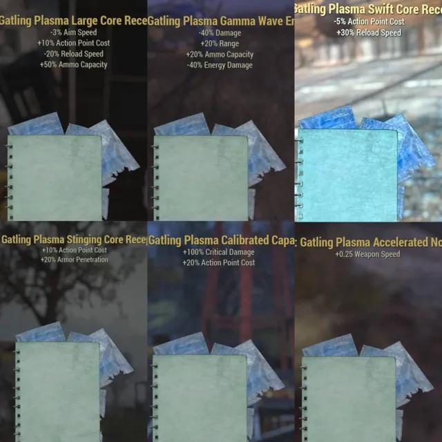 6 New Gatling Plasma Mod - Fallout 76 Game Item - Gameflip