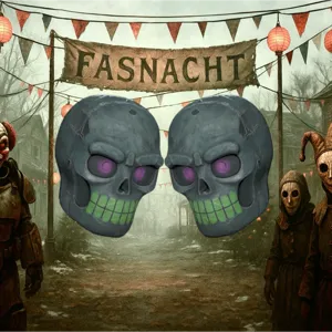 2 x Glowing Bone Head