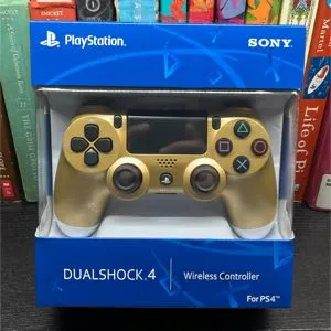 PS4 DualShock controller- Gold-Tested And Working-