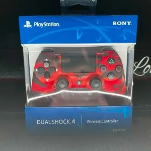 Sony PS4 DualShock 4 Red Camo Controller NEW Tested 