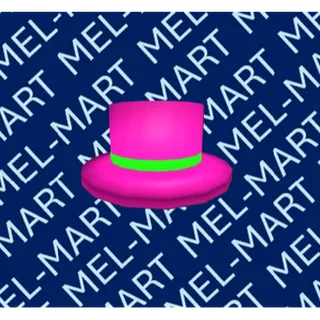 Neon Pink Top Hat