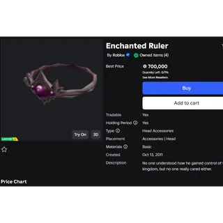 Limited Enchanted Ruler 