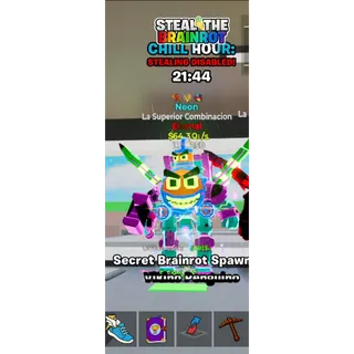 Neon La Superior Combinacion 64,3Qi/s - Fortnite: Steal the Brainrot