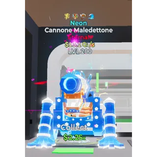 Neon Cannone Maledettone 13.1 Qi/s - Fortnite: Steal the Brainrot