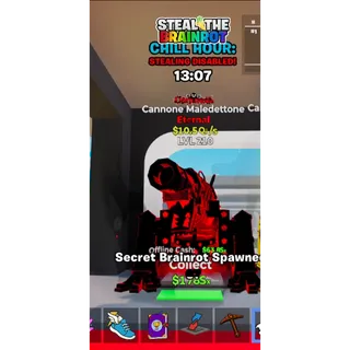 Darkness Cannone Maledettone 10,5Qi/s - Fortnite: Steal the Brainrot