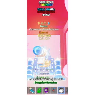 Neon Cannone Maledettone 13,1Qi/s - Fortnite: Steal the Brainrot