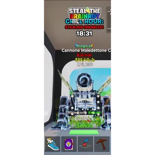 Magical Cannone Maledettone 35,4Qi/s - Fortnite: Steal the Brainrot