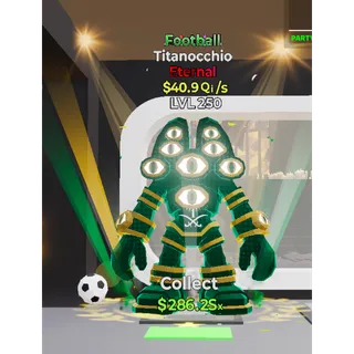 Football Titanocchio 40.9 Qi/s - Fortnite: Steal the Brainrot