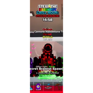 Darkness Cannone Maledettone 7,8Qi/s - Fortnite: Steal the Brainrot