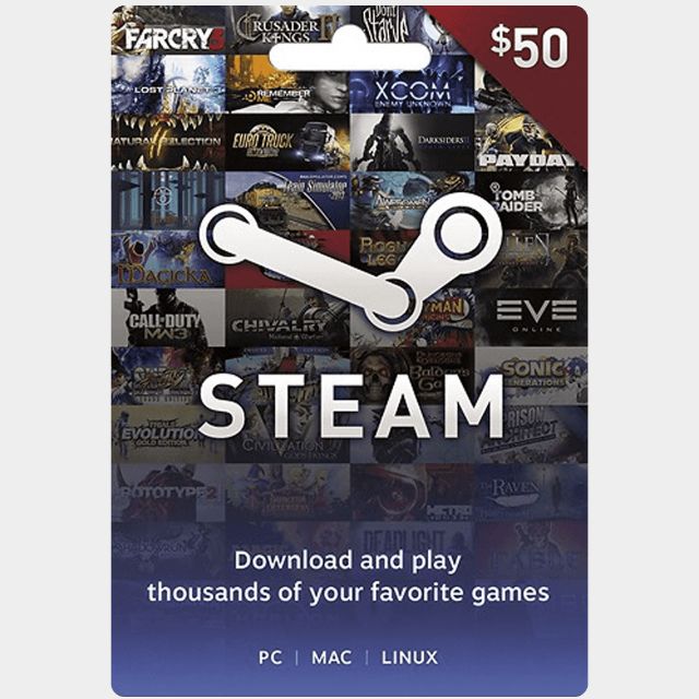  50 00 Steam Gift Card instant Delivery Steam Gift Cards Gameflip